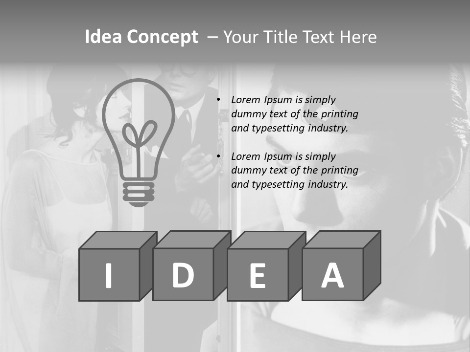 Beautiful Actors PowerPoint Template