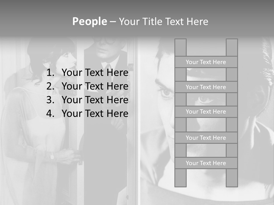 Beautiful Actors PowerPoint Template