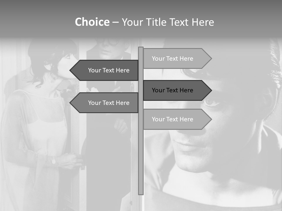 Beautiful Actors PowerPoint Template