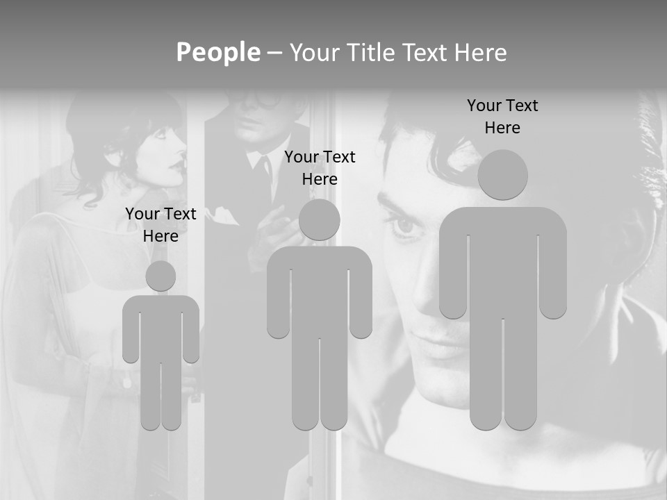 Beautiful Actors PowerPoint Template