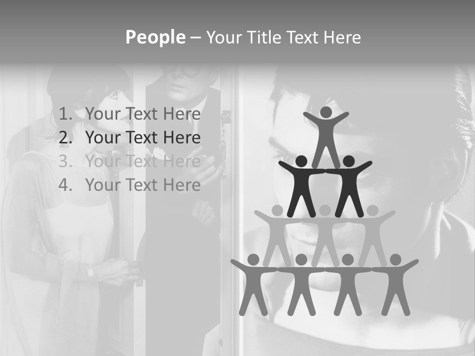 Beautiful Actors PowerPoint Template