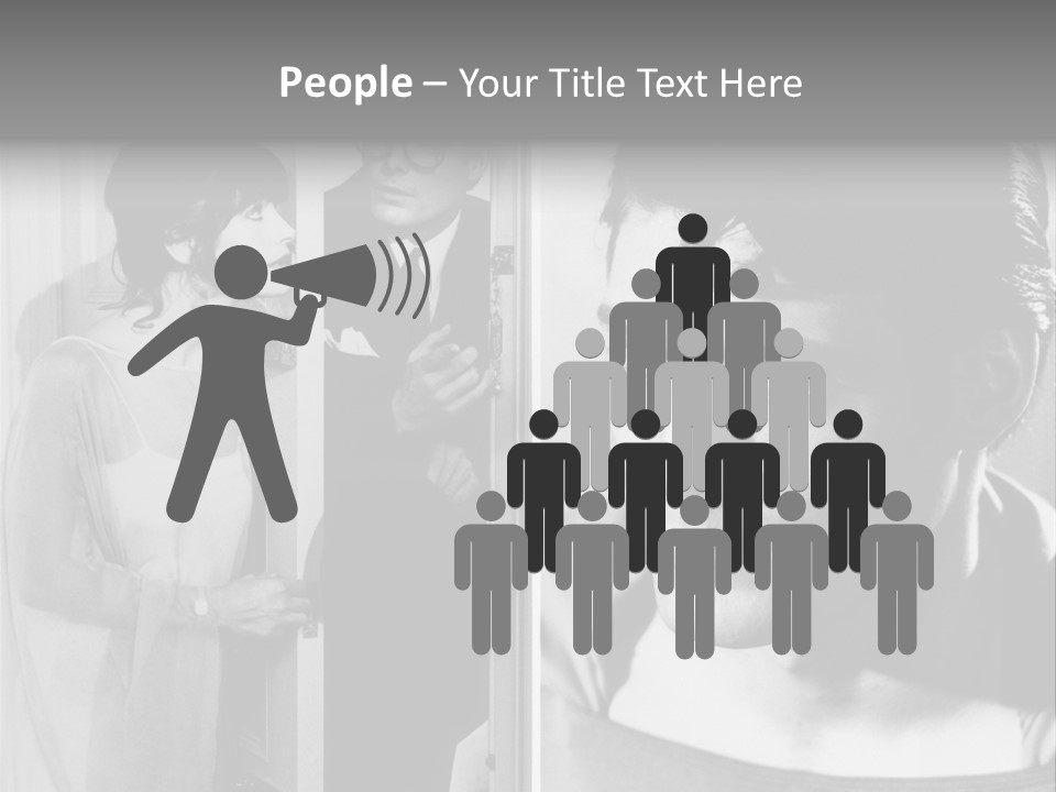 Beautiful Actors PowerPoint Template