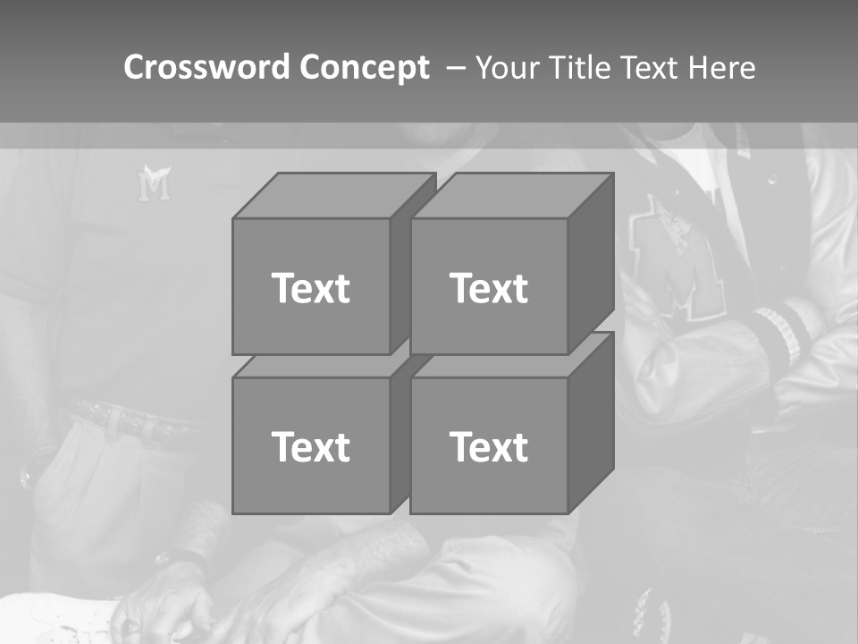 3 Friend Posing PowerPoint Template