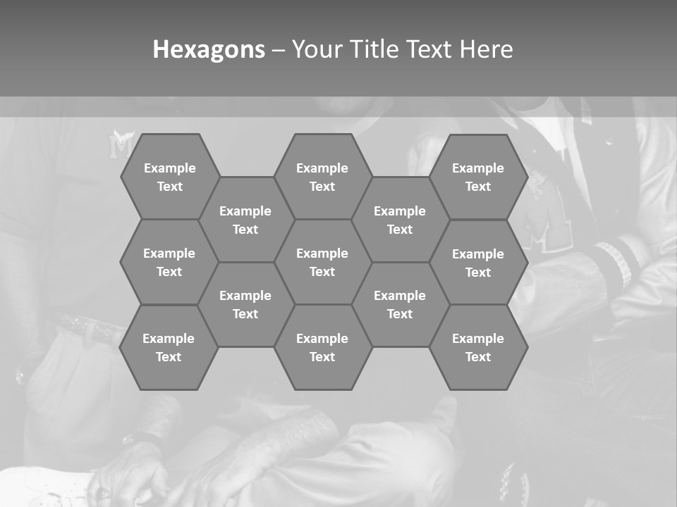 3 Friend Posing PowerPoint Template