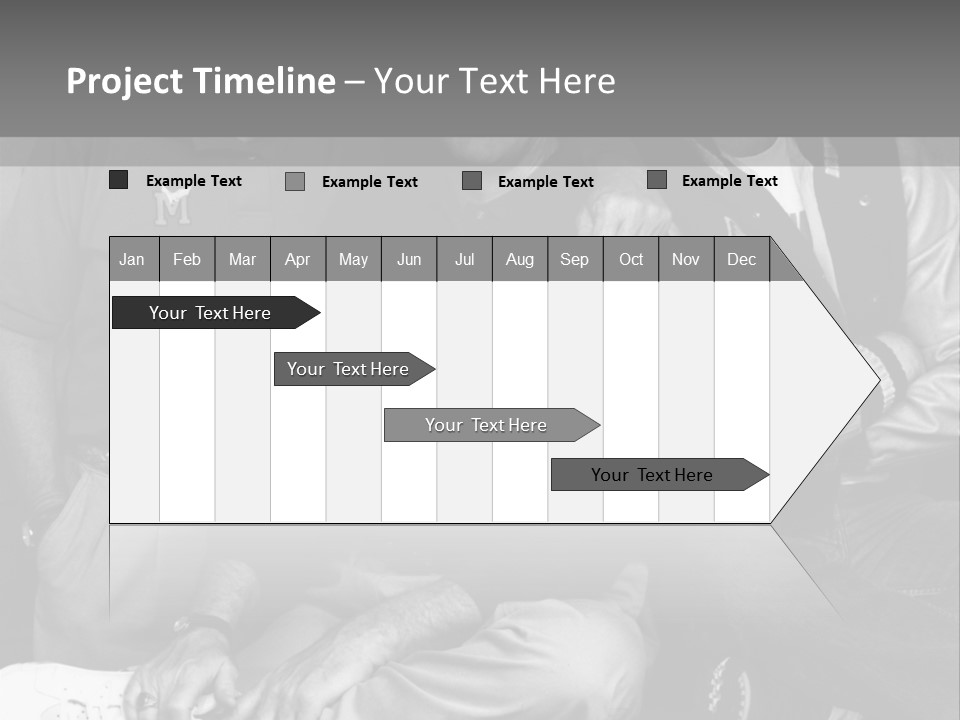 3 Friend Posing PowerPoint Template