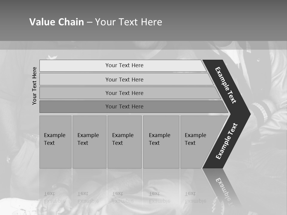 3 Friend Posing PowerPoint Template