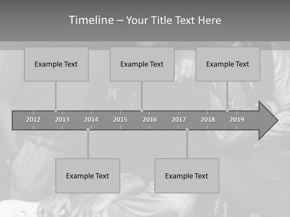 3 Friend Posing PowerPoint Template