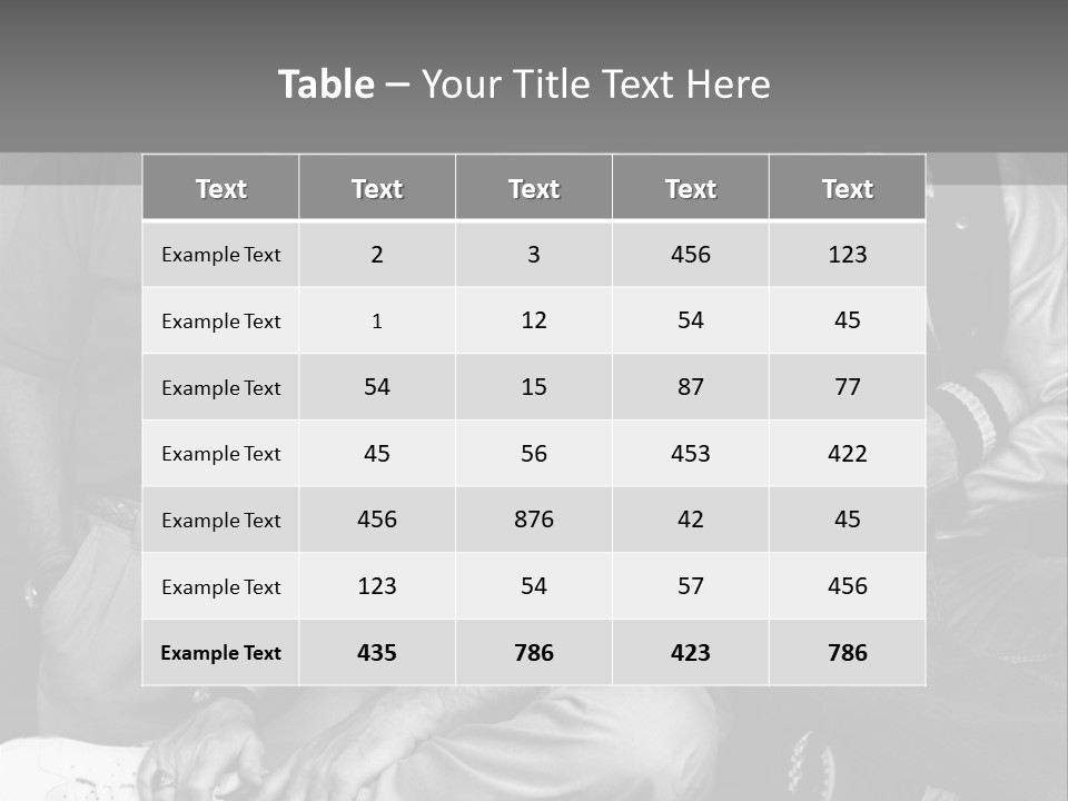 3 Friend Posing PowerPoint Template
