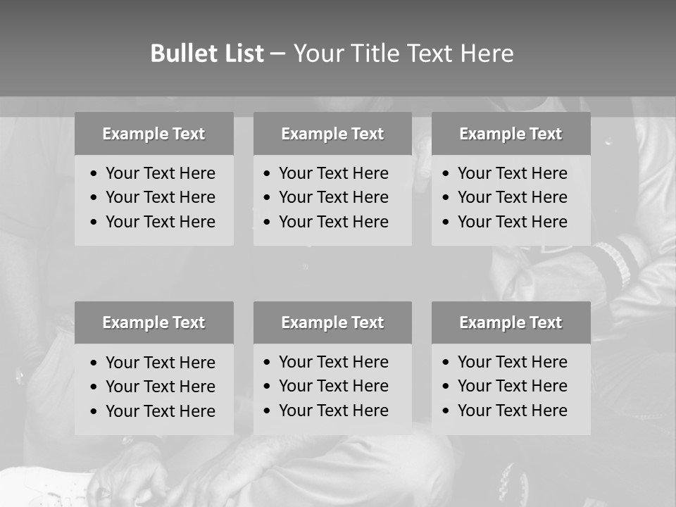 3 Friend Posing PowerPoint Template