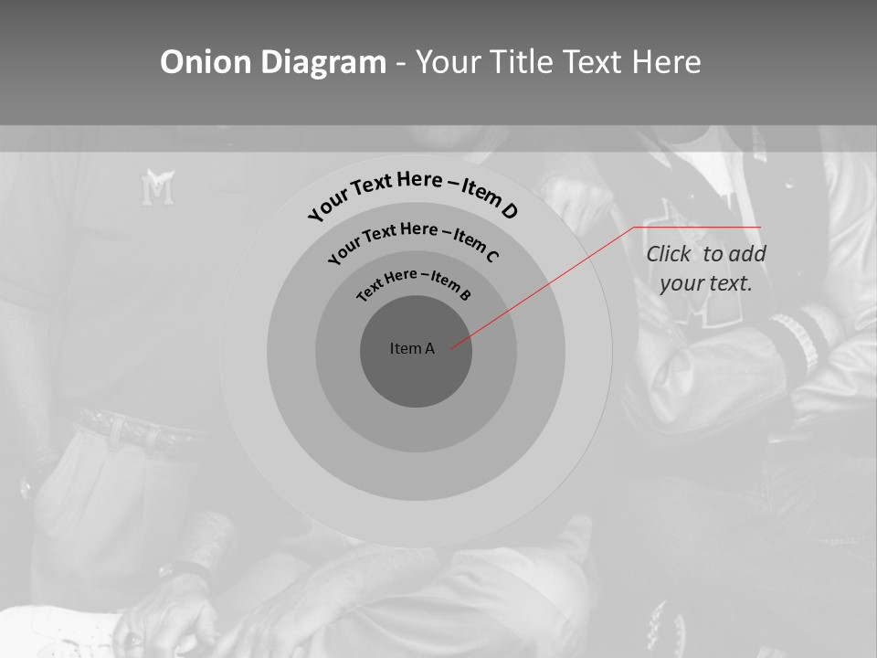 3 Friend Posing PowerPoint Template