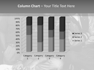 3 Friend Posing PowerPoint Template