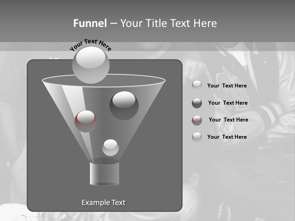 3 Friend Posing PowerPoint Template