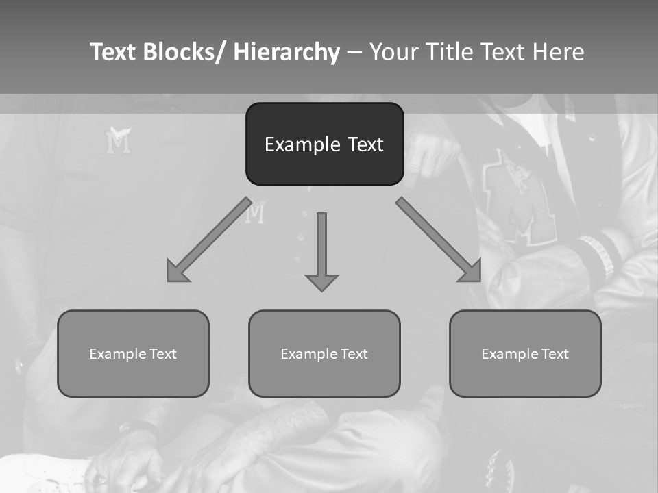 3 Friend Posing PowerPoint Template