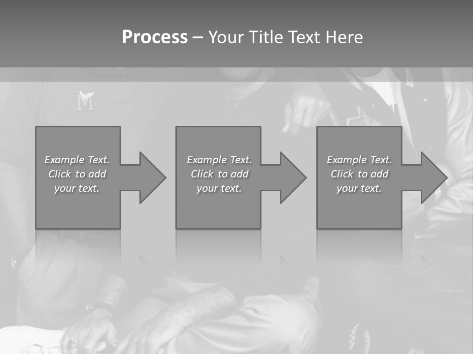 3 Friend Posing PowerPoint Template