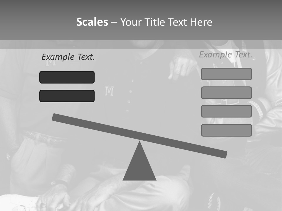 3 Friend Posing PowerPoint Template