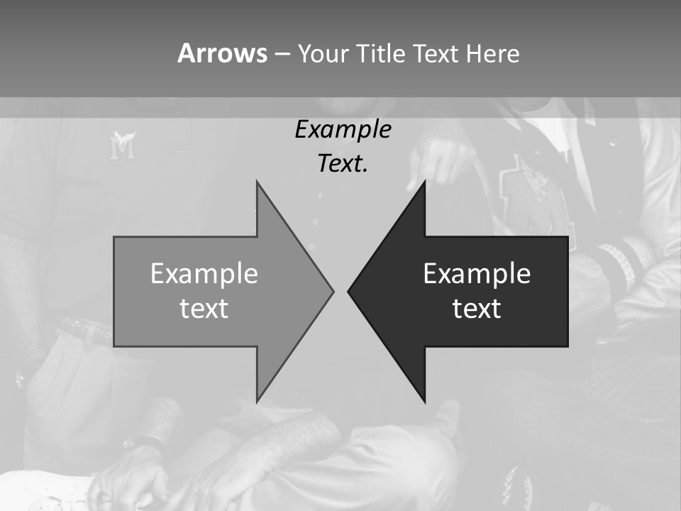 3 Friend Posing PowerPoint Template