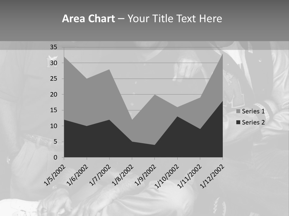 3 Friend Posing PowerPoint Template