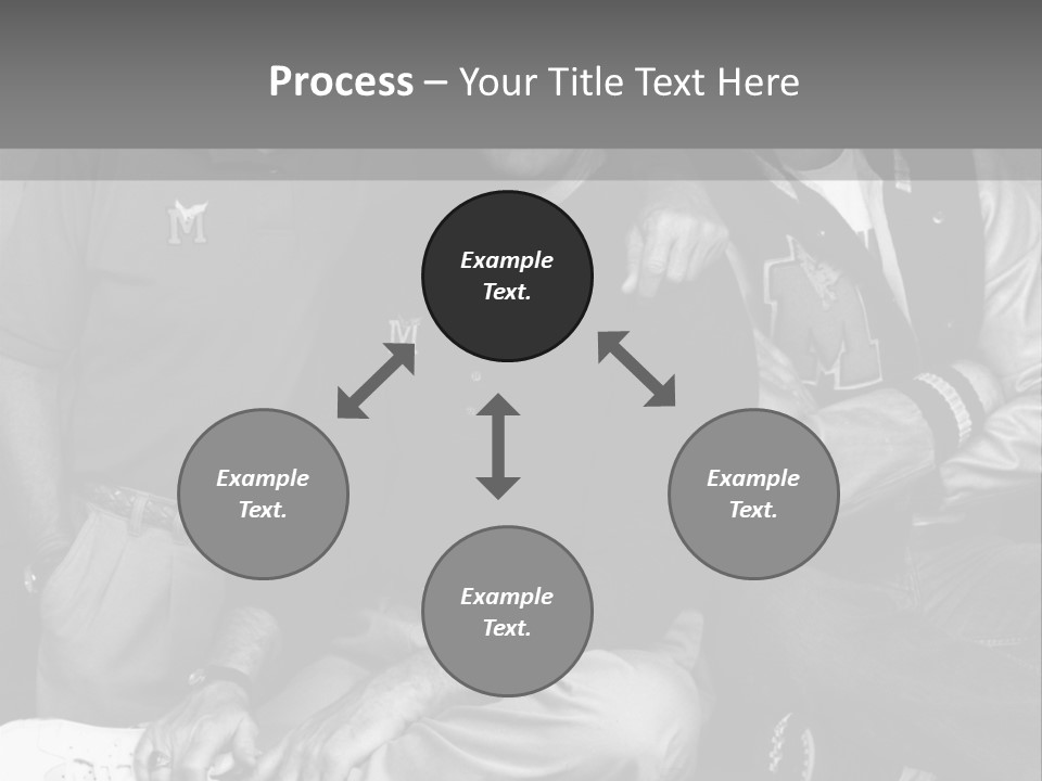 3 Friend Posing PowerPoint Template