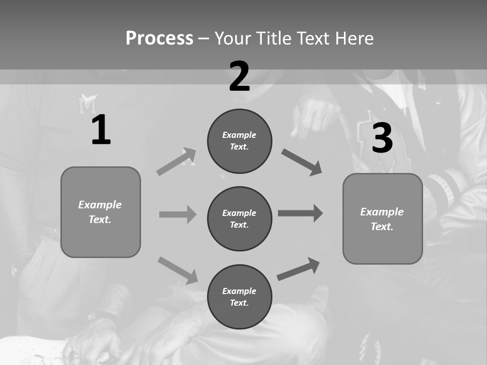 3 Friend Posing PowerPoint Template