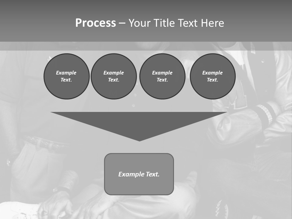 3 Friend Posing PowerPoint Template