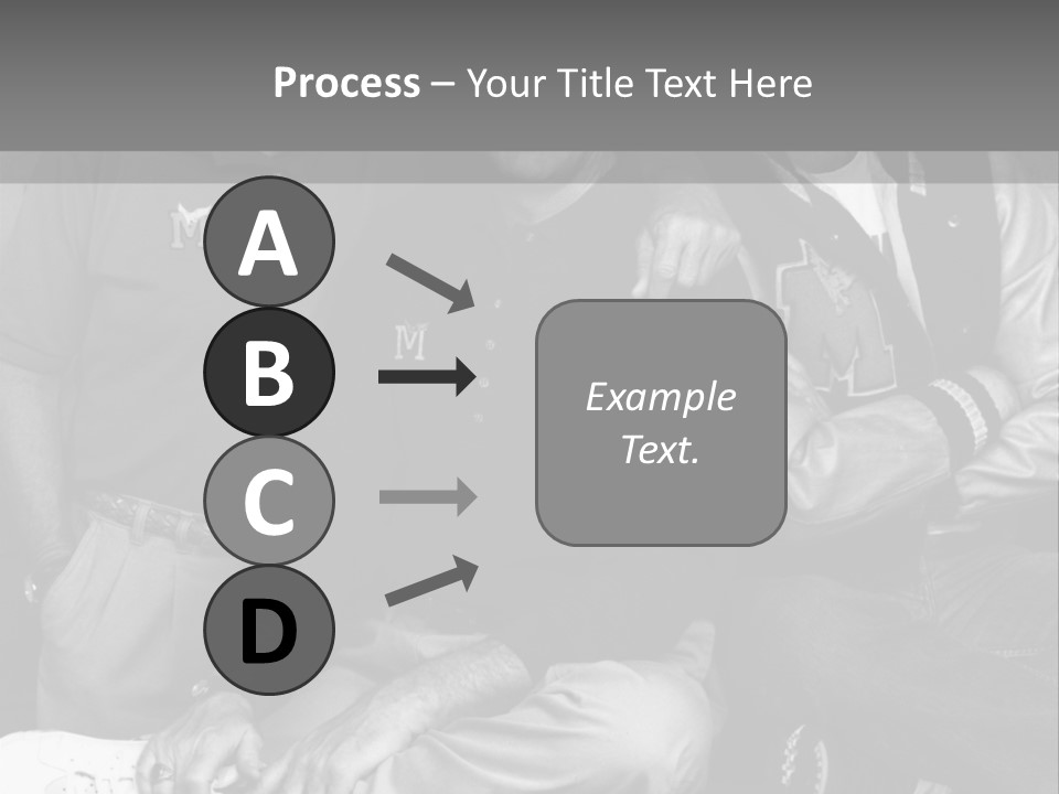 3 Friend Posing PowerPoint Template