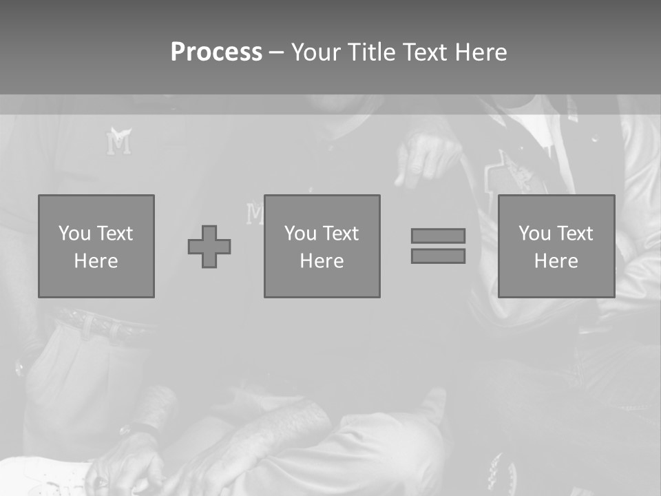 3 Friend Posing PowerPoint Template