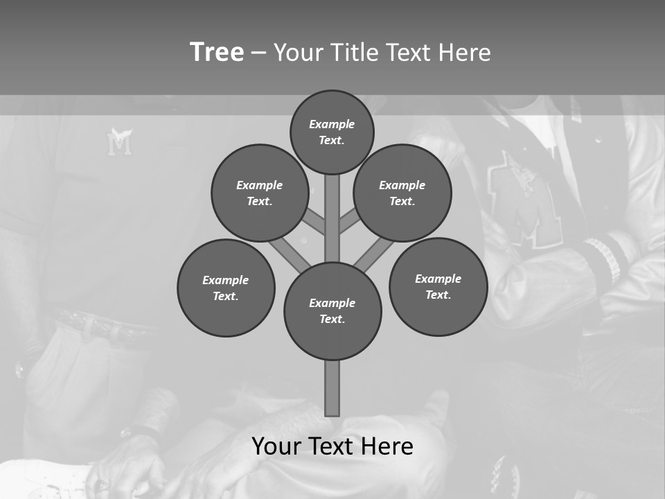 3 Friend Posing PowerPoint Template