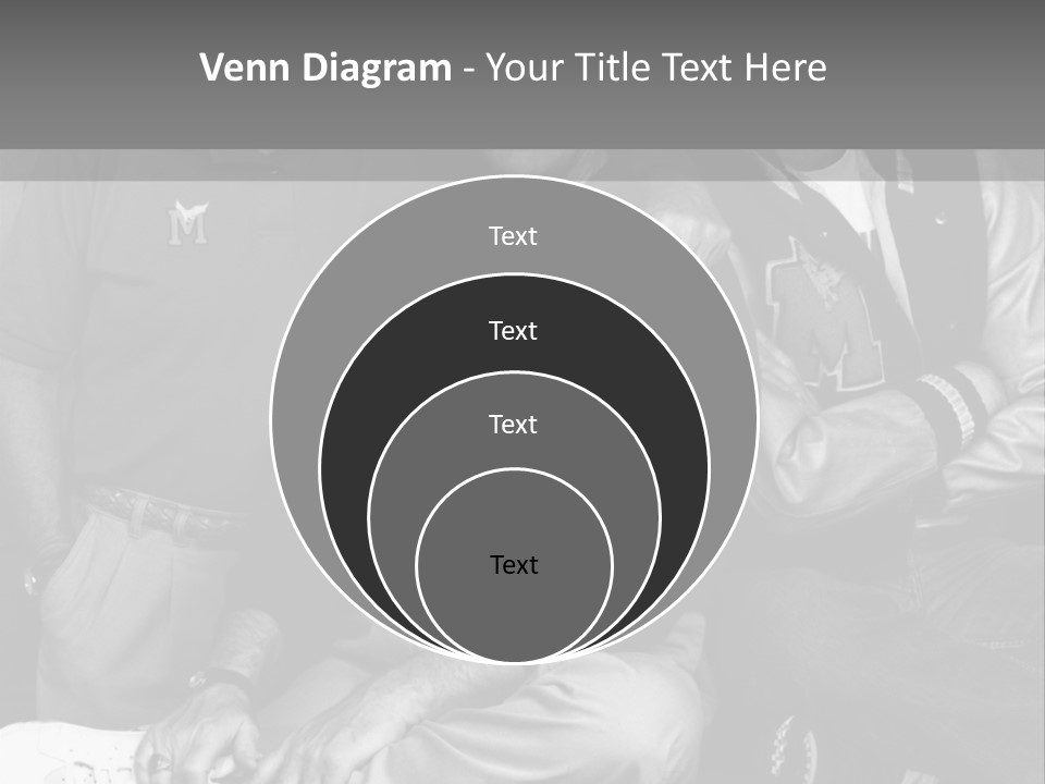 3 Friend Posing PowerPoint Template