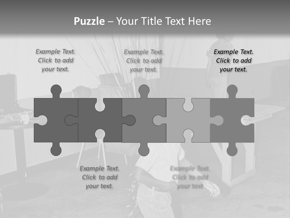 Black Boy Smiling PowerPoint Template