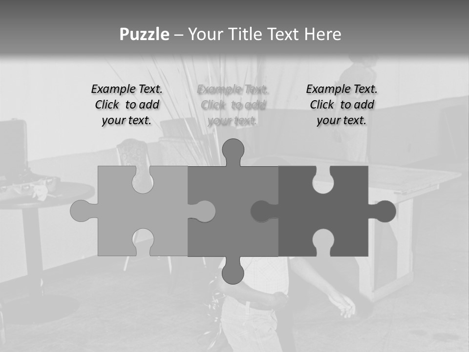 Black Boy Smiling PowerPoint Template