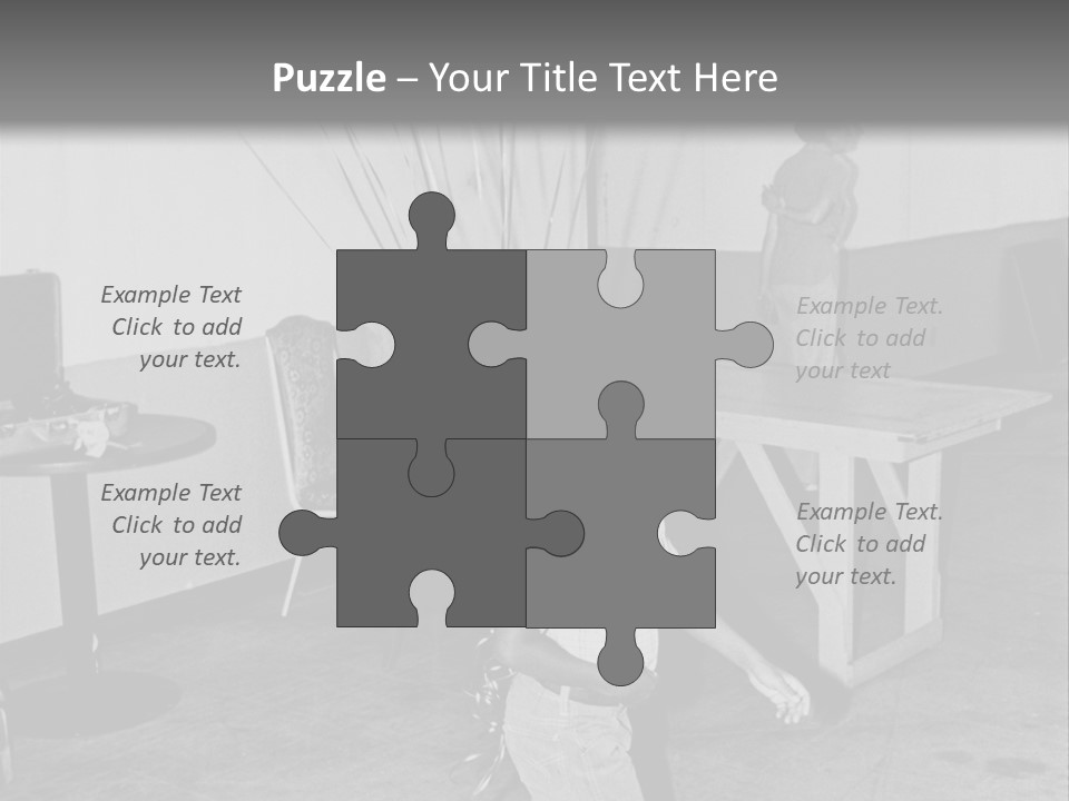 Black Boy Smiling PowerPoint Template