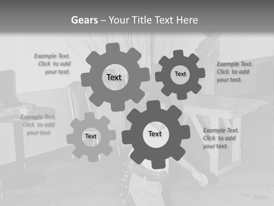 Black Boy Smiling PowerPoint Template