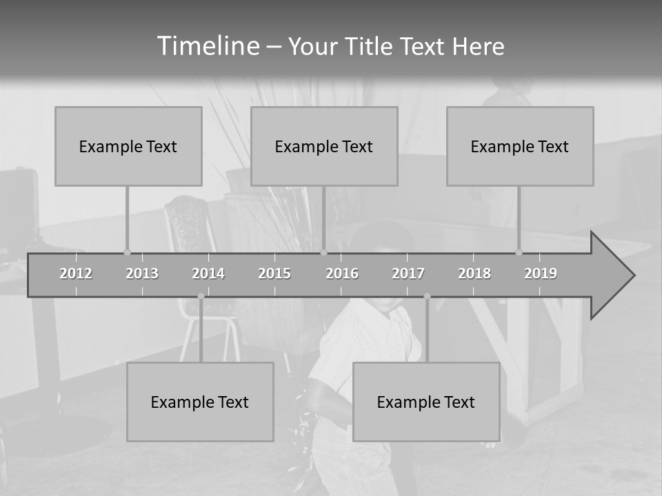 Black Boy Smiling PowerPoint Template