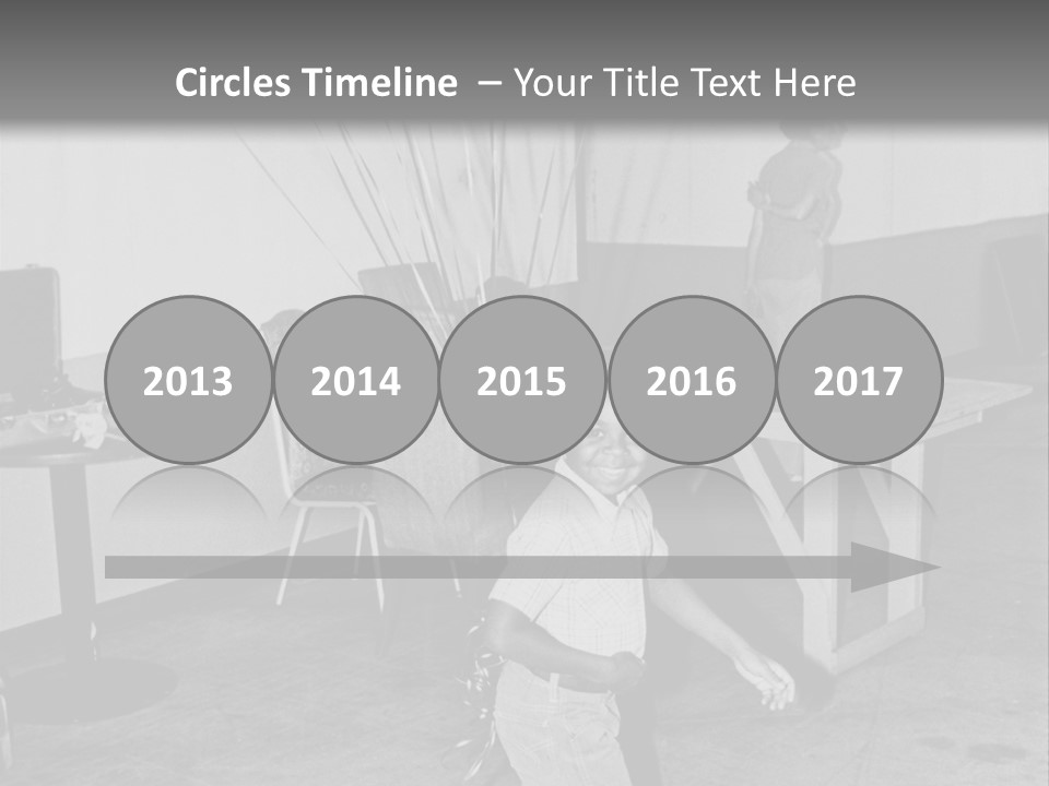 Black Boy Smiling PowerPoint Template