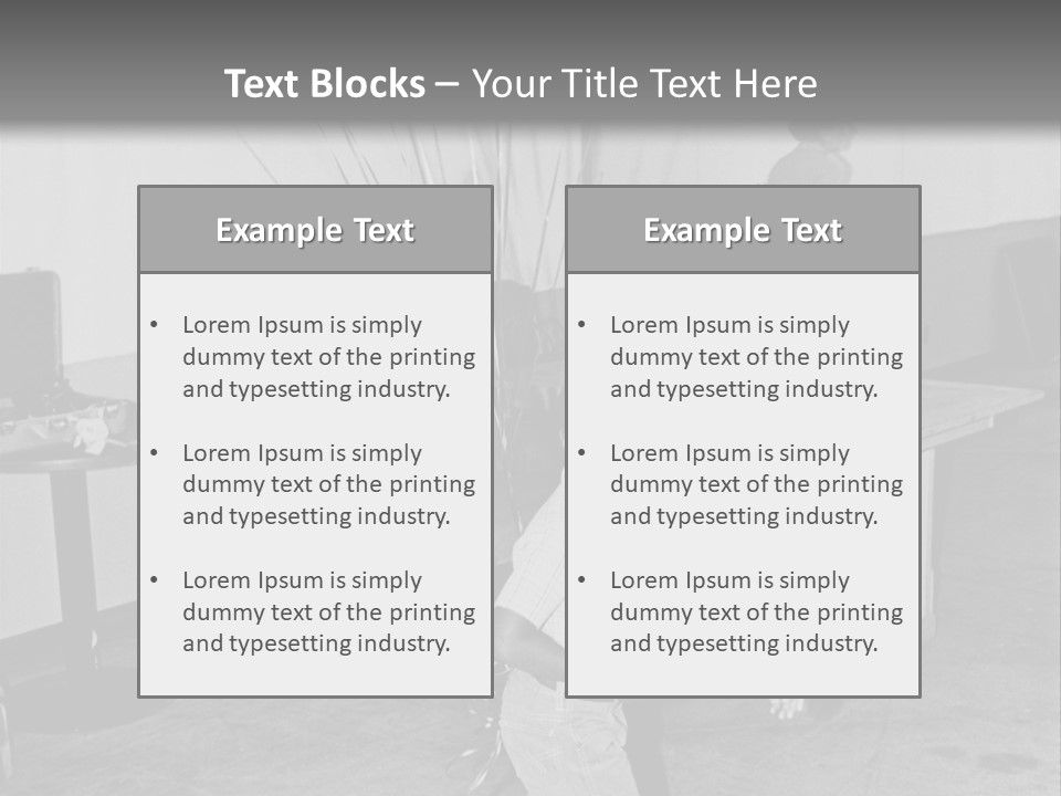 Black Boy Smiling PowerPoint Template