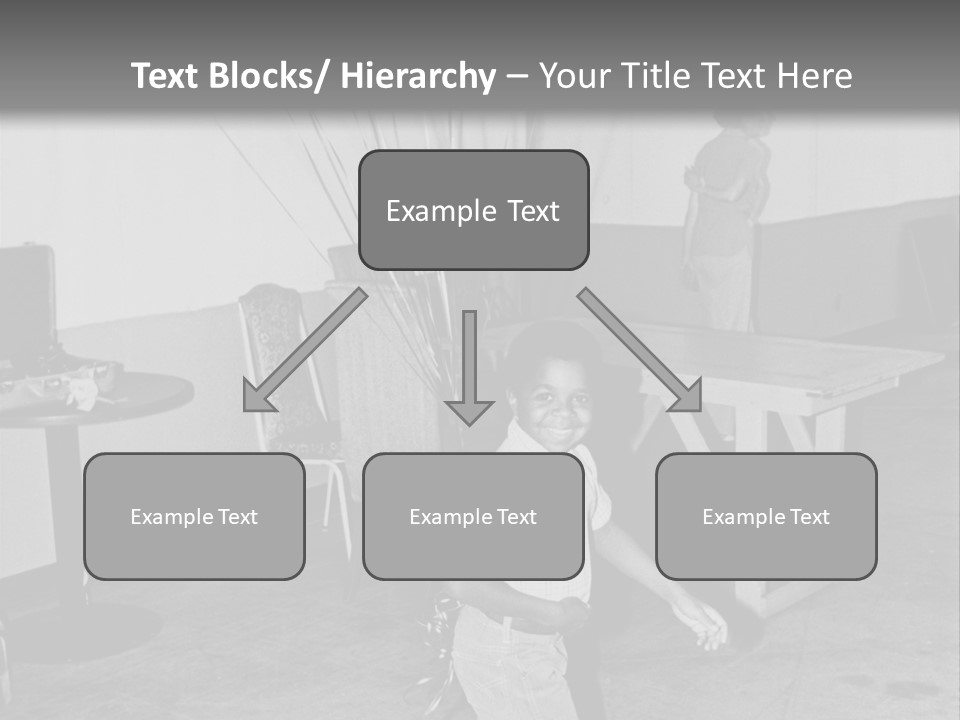 Black Boy Smiling PowerPoint Template