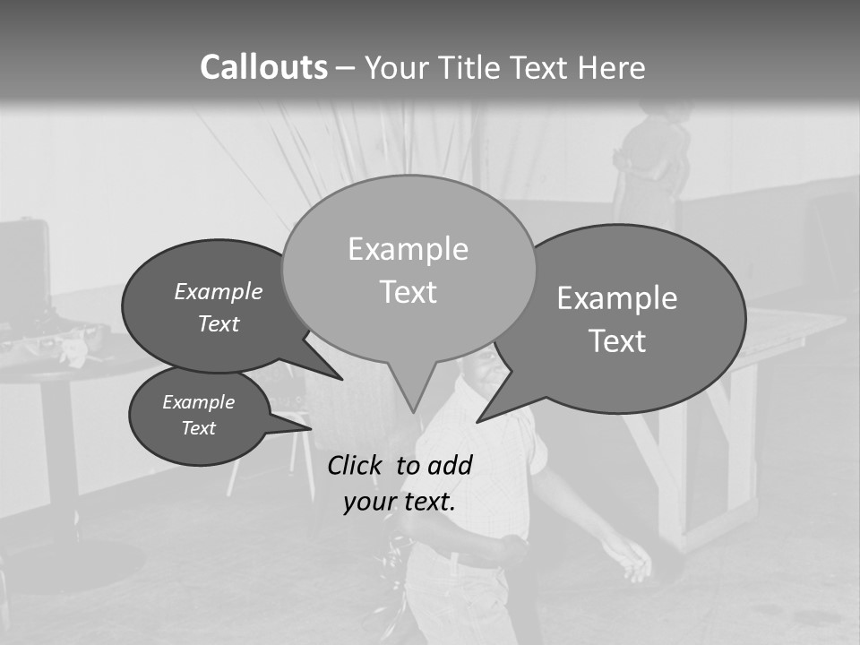 Black Boy Smiling PowerPoint Template