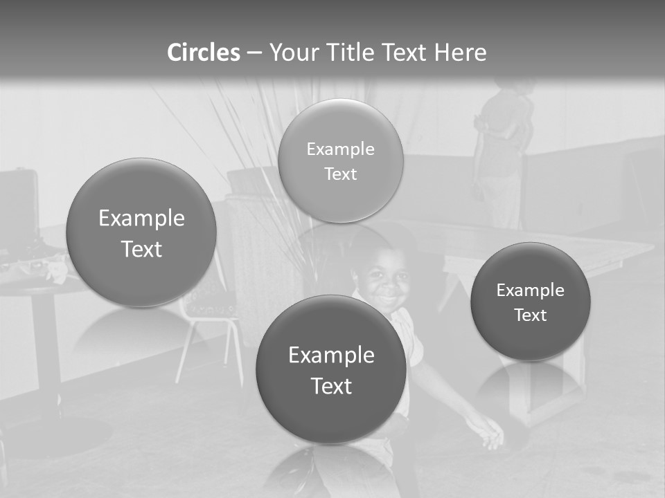 Black Boy Smiling PowerPoint Template