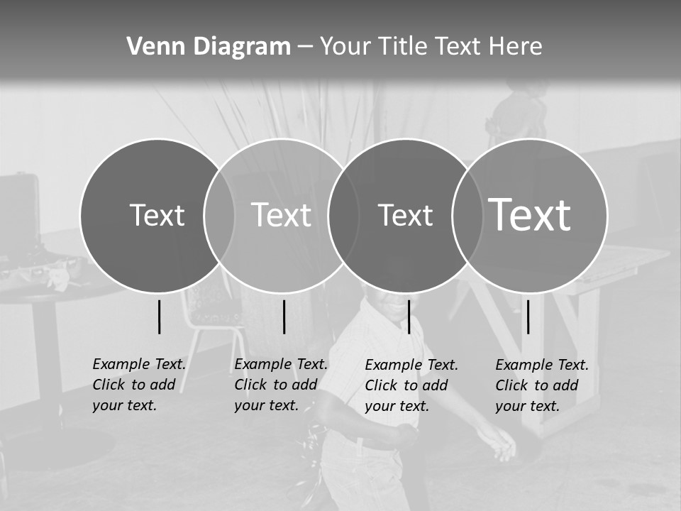 Black Boy Smiling PowerPoint Template