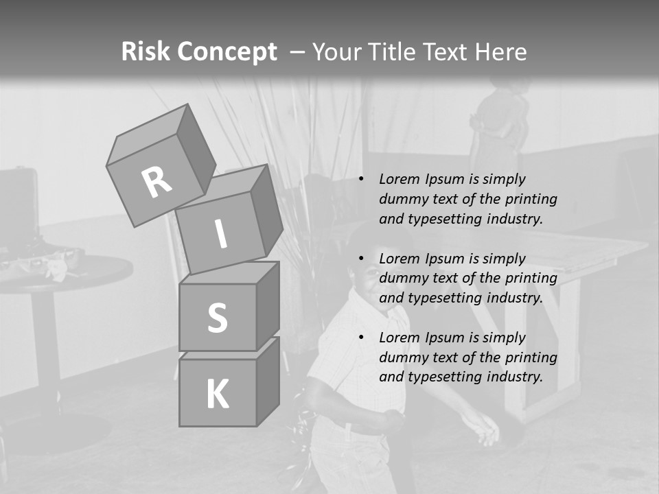 Black Boy Smiling PowerPoint Template