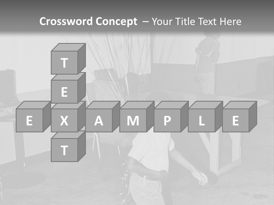 Black Boy Smiling PowerPoint Template