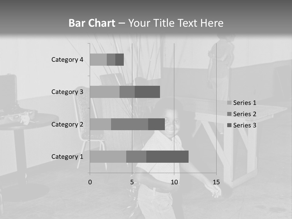 Black Boy Smiling PowerPoint Template