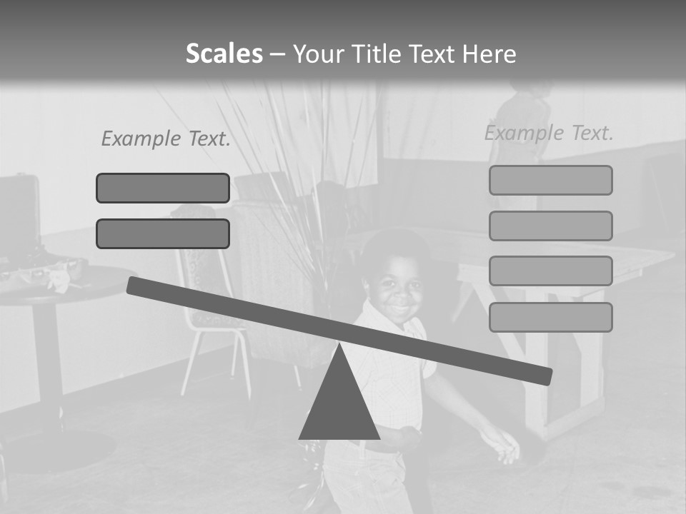 Black Boy Smiling PowerPoint Template