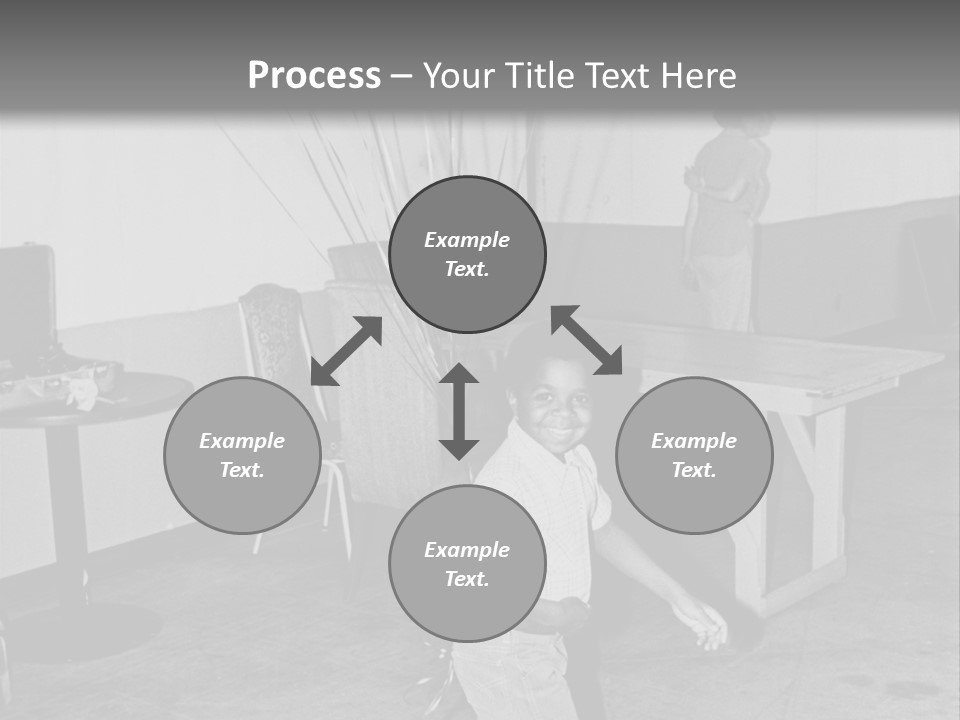 Black Boy Smiling PowerPoint Template