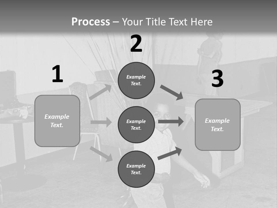 Black Boy Smiling PowerPoint Template