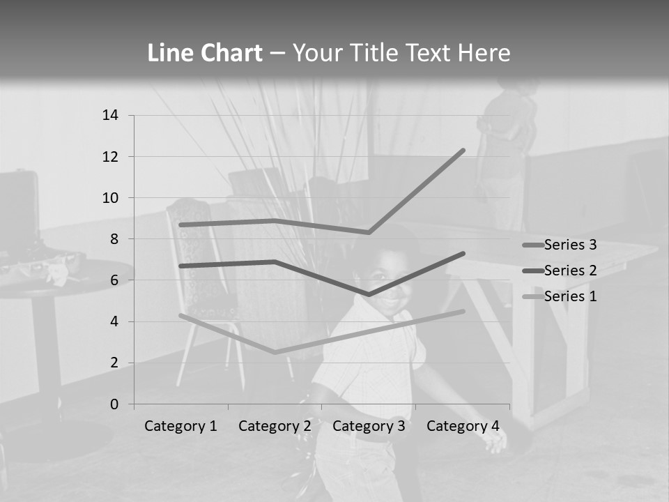 Black Boy Smiling PowerPoint Template