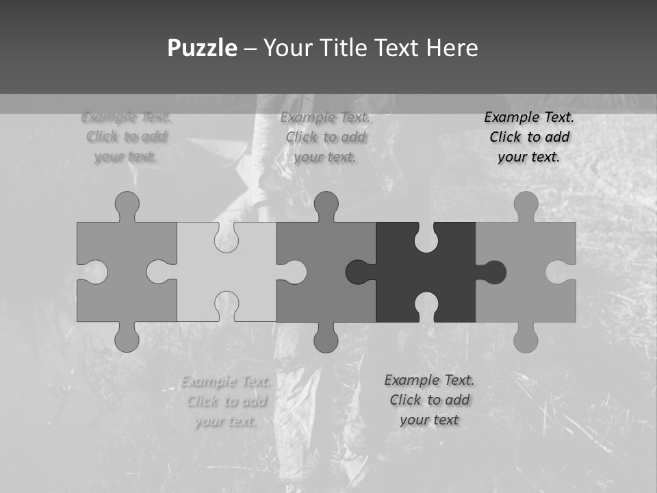 Man Walking In The Field PowerPoint Template