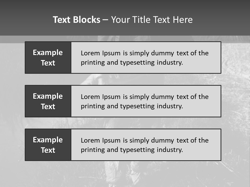 Man Walking In The Field PowerPoint Template