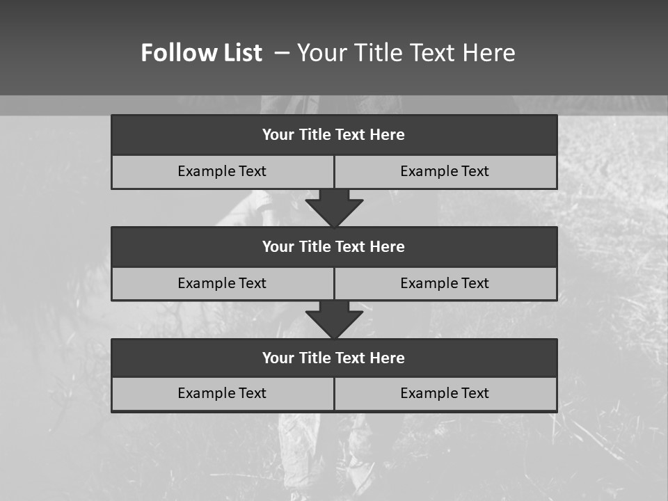 Man Walking In The Field PowerPoint Template