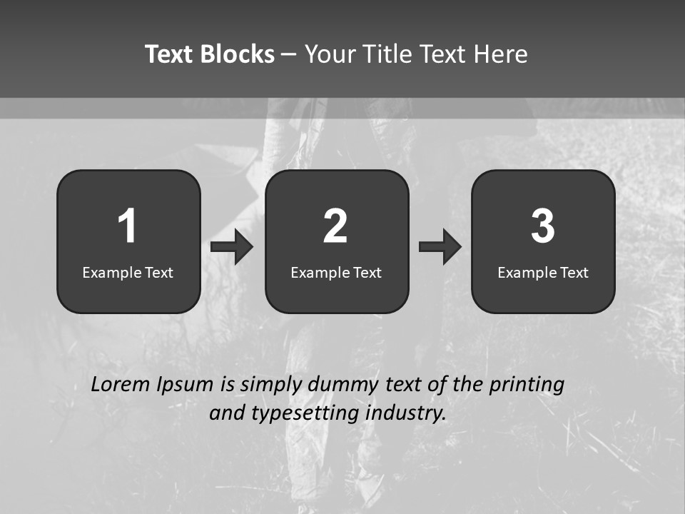 Man Walking In The Field PowerPoint Template